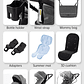 Baby stroller 3 in1,four wheel stroller,2 in 1 baby car,Lightweight strollers,Mutifunction Strollers,baby carriage,Poussette - thumbnail 2