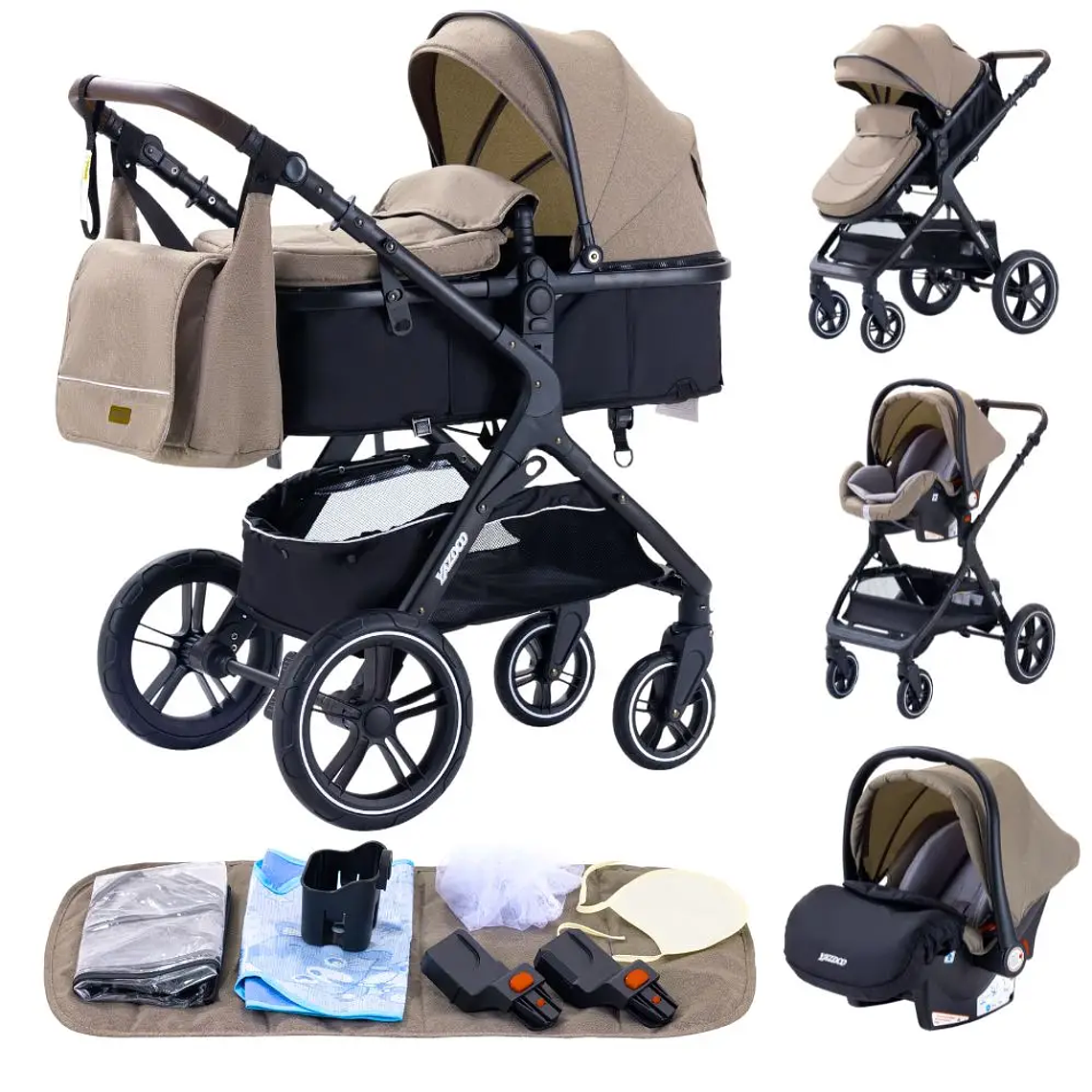 Baby stroller 3 in1,four wheel stroller,2 in 1 baby car,Lightweight strollers,Mutifunction Strollers,baby carriage,Poussette 1
