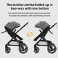 Baby stroller 3 in1,four wheel stroller,2 in 1 baby car,Lightweight strollers,Mutifunction Strollers,baby carriage,Poussette - thumbnail 5