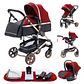 Baby stroller 3 in1,four wheel stroller,2 in 1 baby car,Lightweight strollers,Mutifunction Strollers,baby carriage,Poussette - thumbnail 9