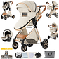 Magic ZC 588 3-in-1 Baby Stroller - Lightweight, Multifunctional, with Reversible Seat and Bassinet Mode - Ideal for Newborns up to 20kg - thumbnail 17