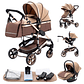 Baby stroller 3 in1,four wheel stroller,2 in 1 baby car,Lightweight strollers,Mutifunction Strollers,baby carriage,Poussette - thumbnail 11