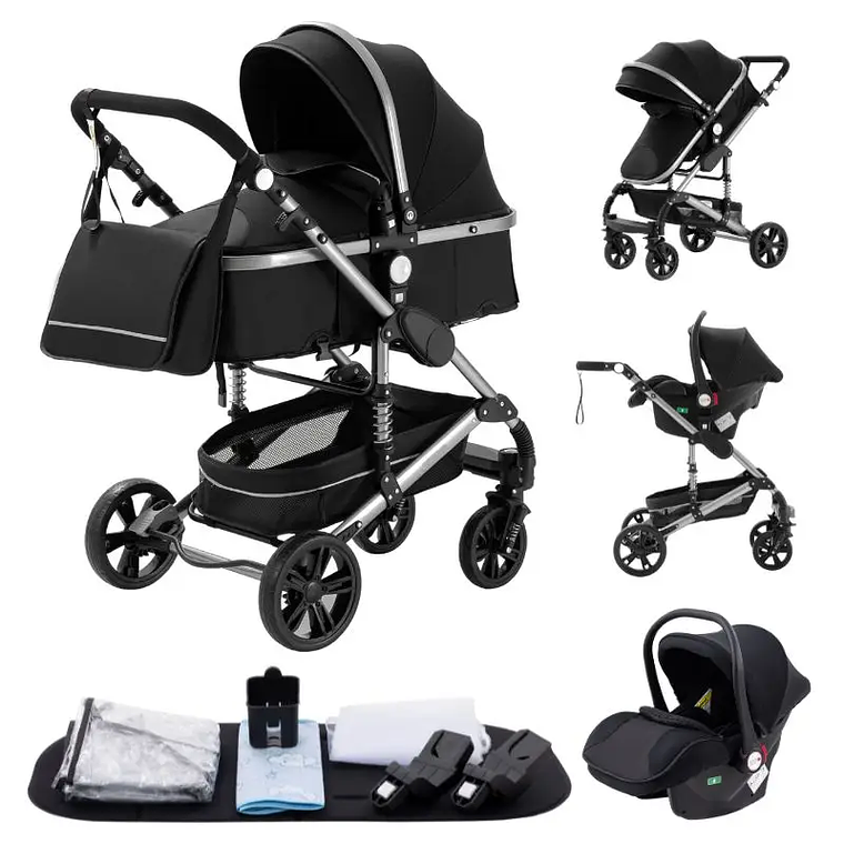 Baby stroller 3 in1,four wheel stroller,2 in 1 baby car,Lightweight strollers,Mutifunction Strollers,baby carriage,Poussette 12