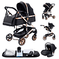 Baby stroller 3 in1,four wheel stroller,2 in 1 baby car,Lightweight strollers,Mutifunction Strollers,baby carriage,Poussette - thumbnail 13