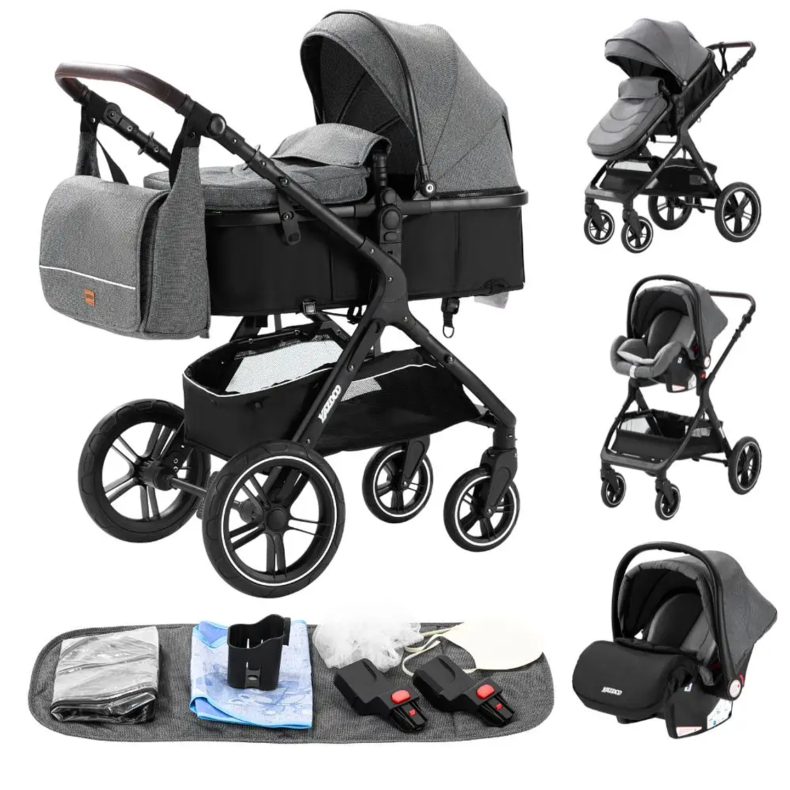 Baby stroller 3 in1,four wheel stroller,2 in 1 baby car,Lightweight strollers,Mutifunction Strollers,baby carriage,Poussette 16