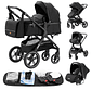 Baby stroller 3 in1,four wheel stroller,2 in 1 baby car,Lightweight strollers,Mutifunction Strollers,baby carriage,Poussette - thumbnail 17