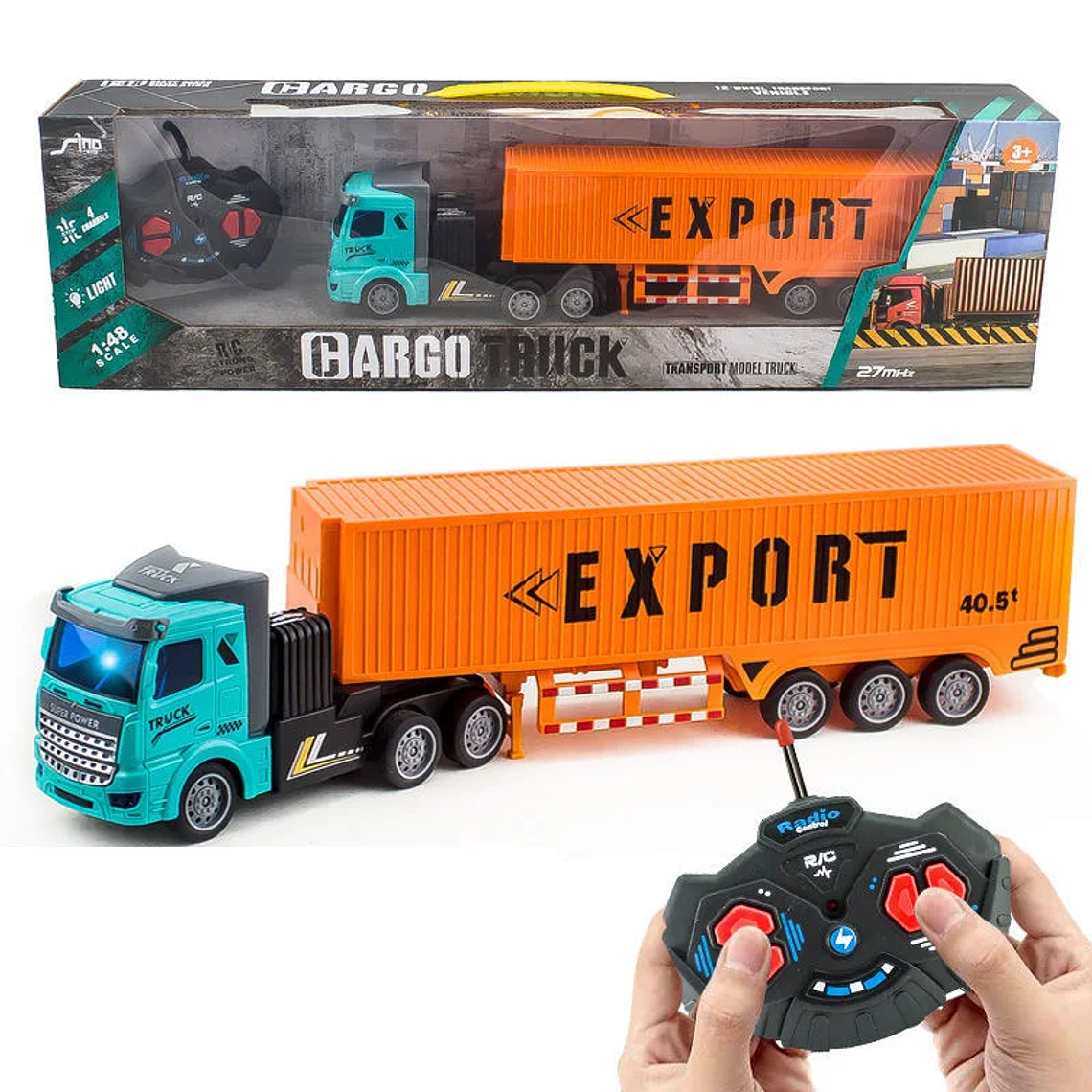 RC 1:48 Remote Control Truck - Semi-Heavy Duty Construction Truck with Dump Bed - Gift for Children and Collectors 6
