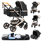 Baby stroller 3 in1,four wheel stroller,2 in 1 baby car,Lightweight strollers,Mutifunction Strollers,baby carriage,Poussette - thumbnail 23