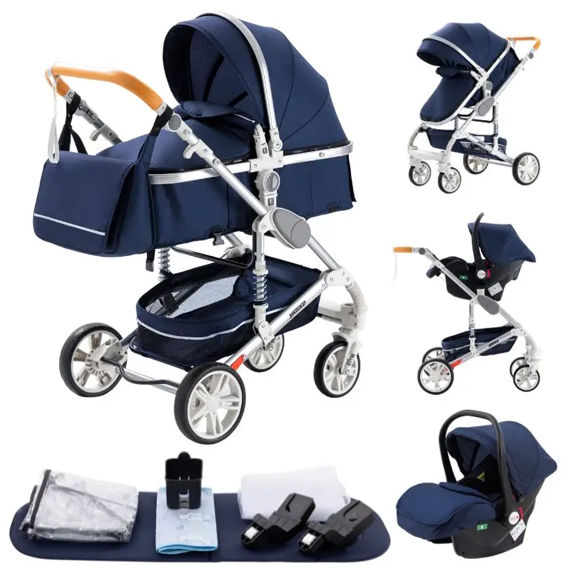 Baby stroller 3 in1,four wheel stroller,2 in 1 baby car,Lightweight strollers,Mutifunction Strollers,baby carriage,Poussette 24