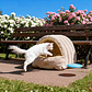 Warm Winter Cat House/Bed - Cozy, Thick, Soft, Cave-Type Nest for Cats and Small Dogs - thumbnail 5