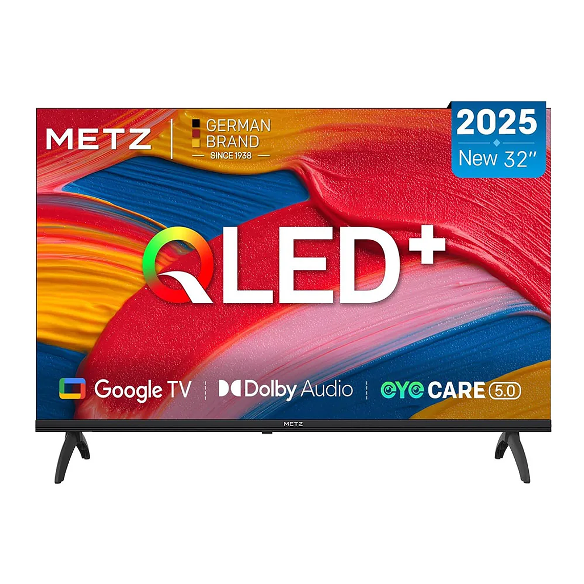 TV Smart Metz QLED 32 Polegadas (2025) - 32MQF7030Z, Google TV, HDR10, Dolby Audio, EyeCare 7