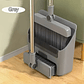Kit Varrer e Dustpan 3-em-1 Dobrável - Leve, Para Sala, Quarto, Casa de Banho, Fácil Armazenamento - Thumbnail 7