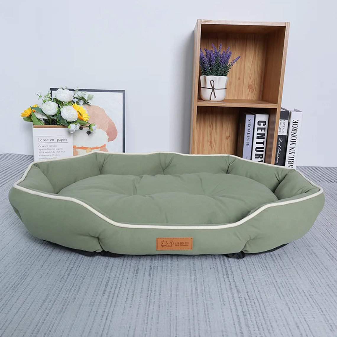 Cama Grande para Cão/Gato | Sofá Acolchoado Quente, Espaço Amplo | Para Cães Grandes e Gatos 10
