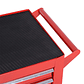 DURHAND Workshop Tool Cart with 5 Drawers and Wheels - Mobile Organizer in Sturdy Steel, 69x33x77.2 cm, Red - thumbnail 10