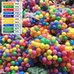 100 Colorful Balls for Ball Pits | 5.5cm Soft, Made of Eco-Friendly PE | For Ball Pits, Children's Parties and Swimming Pools - thumbnail 3
