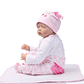Reborn Dolls Baby Clothes Pink Outfits for 20
