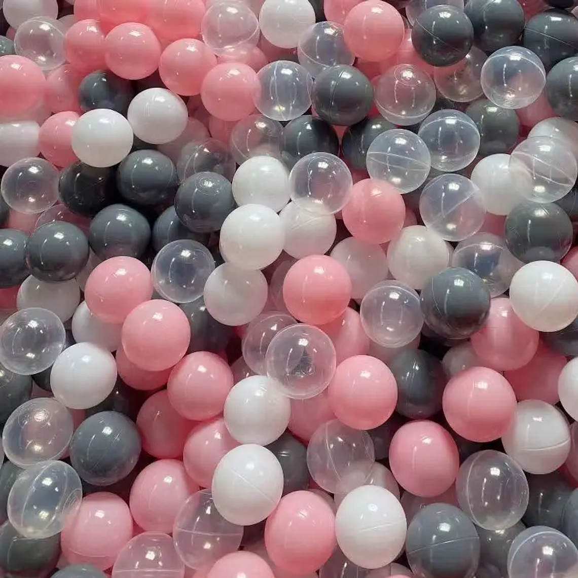 100 Colorful Balls for Ball Pits | 5.5cm Soft, Made of Eco-Friendly PE | For Ball Pits, Children's Parties and Swimming Pools 4