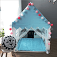 Tenda Castelo de Princesa Rosa para Crianças | Casa de Brincar Portátil e Dobrável | Decoração para Quarto Infantil - Thumbnail 3