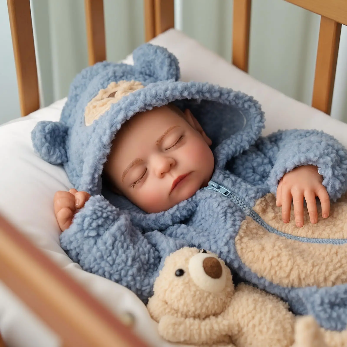 Boneca Reborn Bebé a Dormir 20