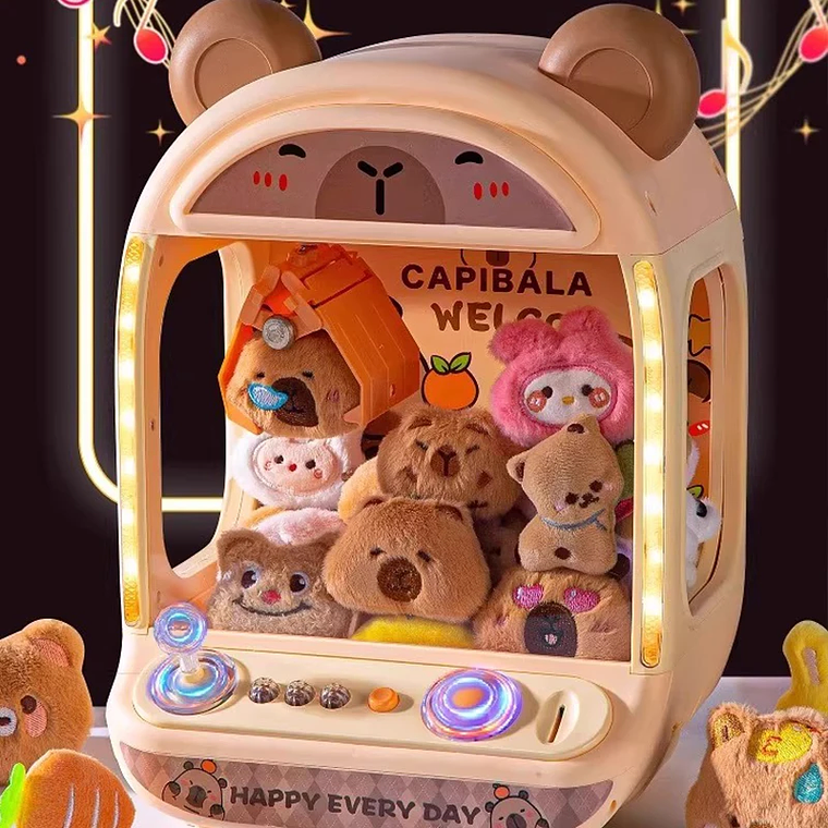 Máquina de Garra para Crianças com Moedas - Mini Arcade, Claw Machine com Música | Brinquedo de Habilidade 1
