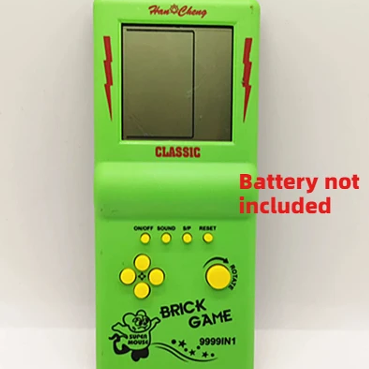 Consola de Jogo Portátil Retro Tetris | Ecrã Grande, 23 Jogos Clássicos 80/90 | Para Adultos e Crianças 7