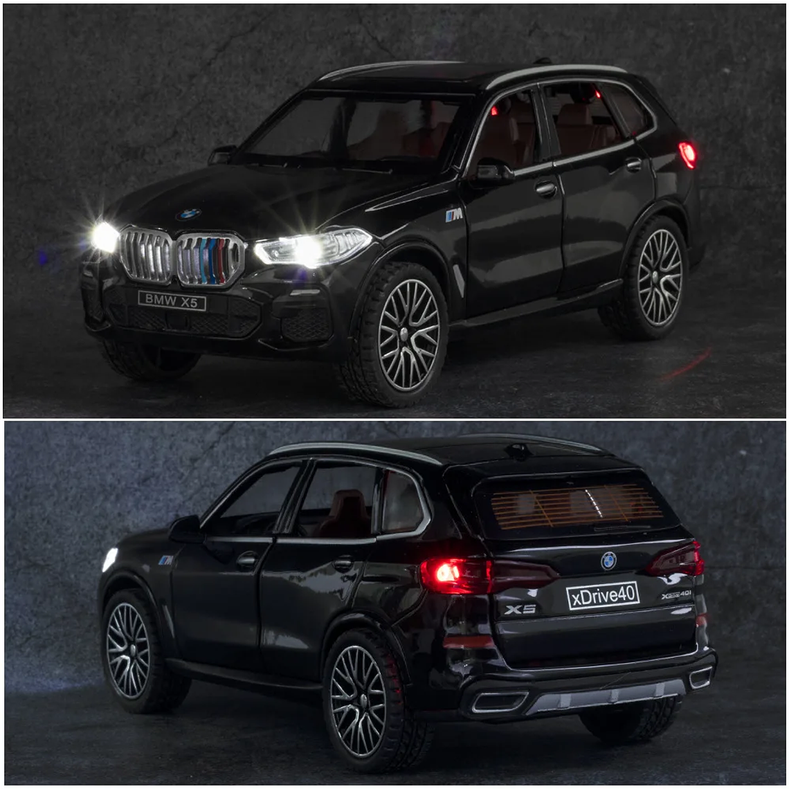 Modelo BMW X5 Die-Cast 1:32 Maisto - Com Som, Luz e Função Pull-Back | Colecionável e Brinquedo 4