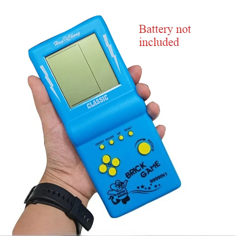 Consola de Jogo Portátil Retro Tetris | Ecrã Grande, 23 Jogos Clássicos 80/90 | Para Adultos e Crianças 8