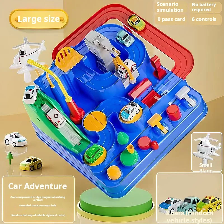 Kit de Comboio Espacial Educativo - Pista de Aventura, Interativo, para Construção e Imaginação 7