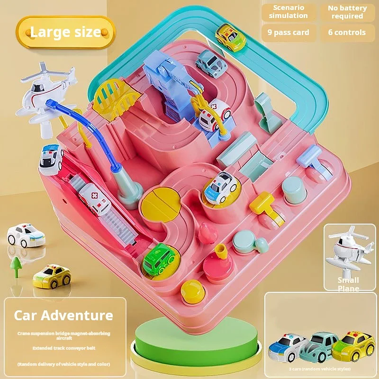 Kit de Comboio Espacial Educativo - Pista de Aventura, Interativo, para Construção e Imaginação 8