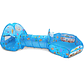 Parque Infantil 3 em 1 Portátil | Tenda + Piscina de Bolas + Túnel de Rastejo (3m) | Para Casa e Jardim, Presente para Crianças - Thumbnail 12