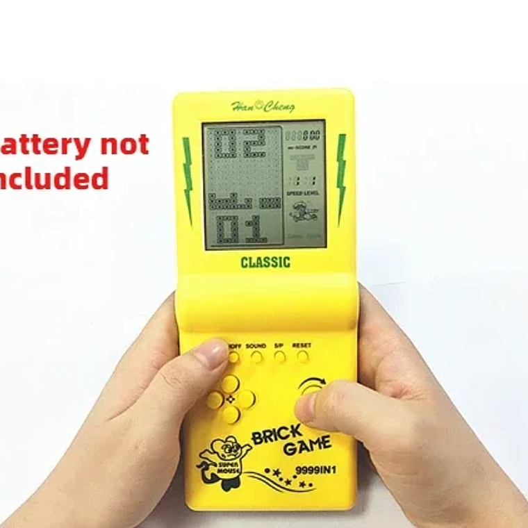 Consola de Jogo Portátil Retro Tetris | Ecrã Grande, 23 Jogos Clássicos 80/90 | Para Adultos e Crianças 9