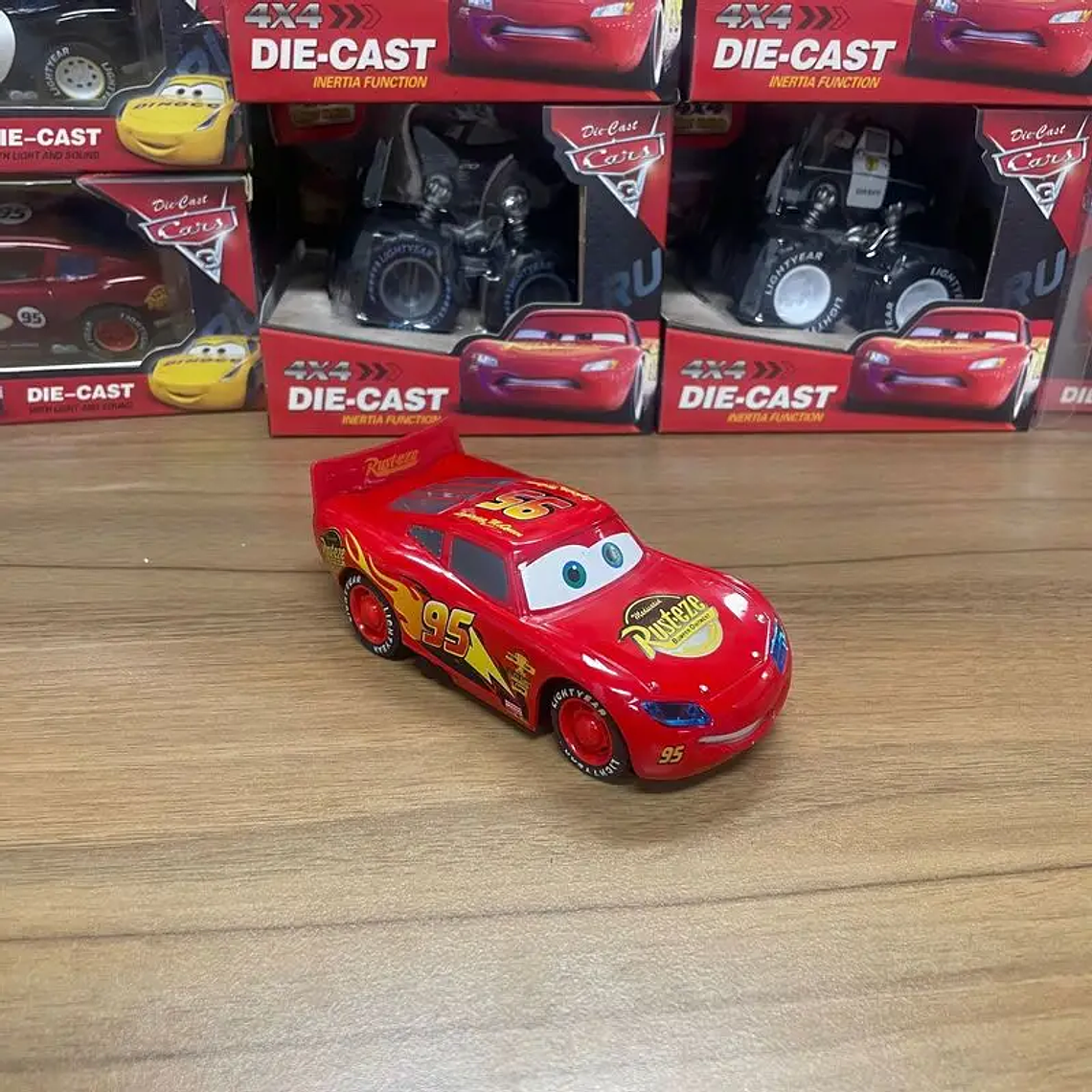 Conjunto 3 Carros Disney Cars 