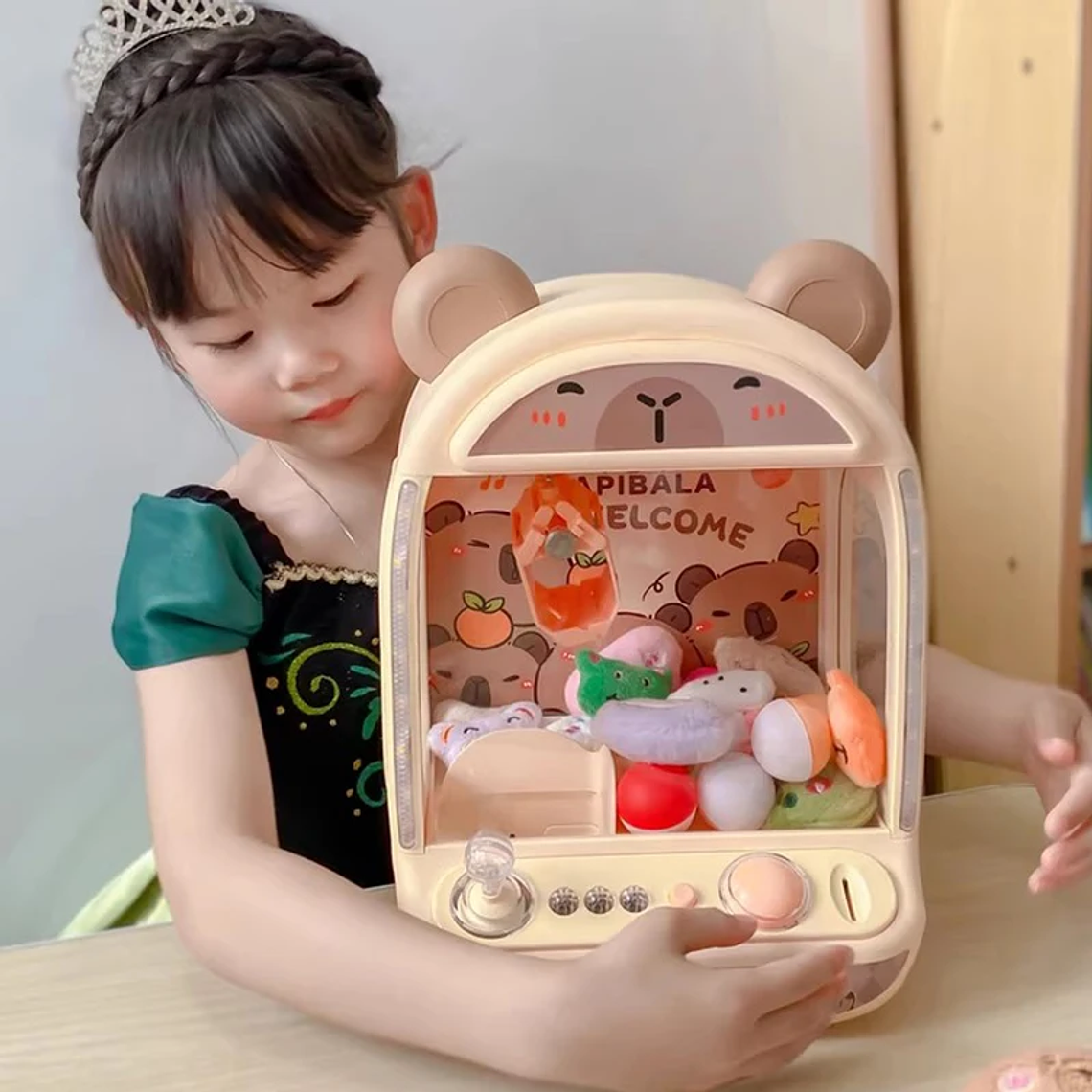 Máquina de Garra para Crianças com Moedas - Mini Arcade, Claw Machine com Música | Brinquedo de Habilidade 5