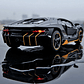 Modelo Lamborghini LP770 1:32 com Luz e Som - Alloy, Portas que Abrem, Pull-Back | Brinquedo - Thumbnail 1
