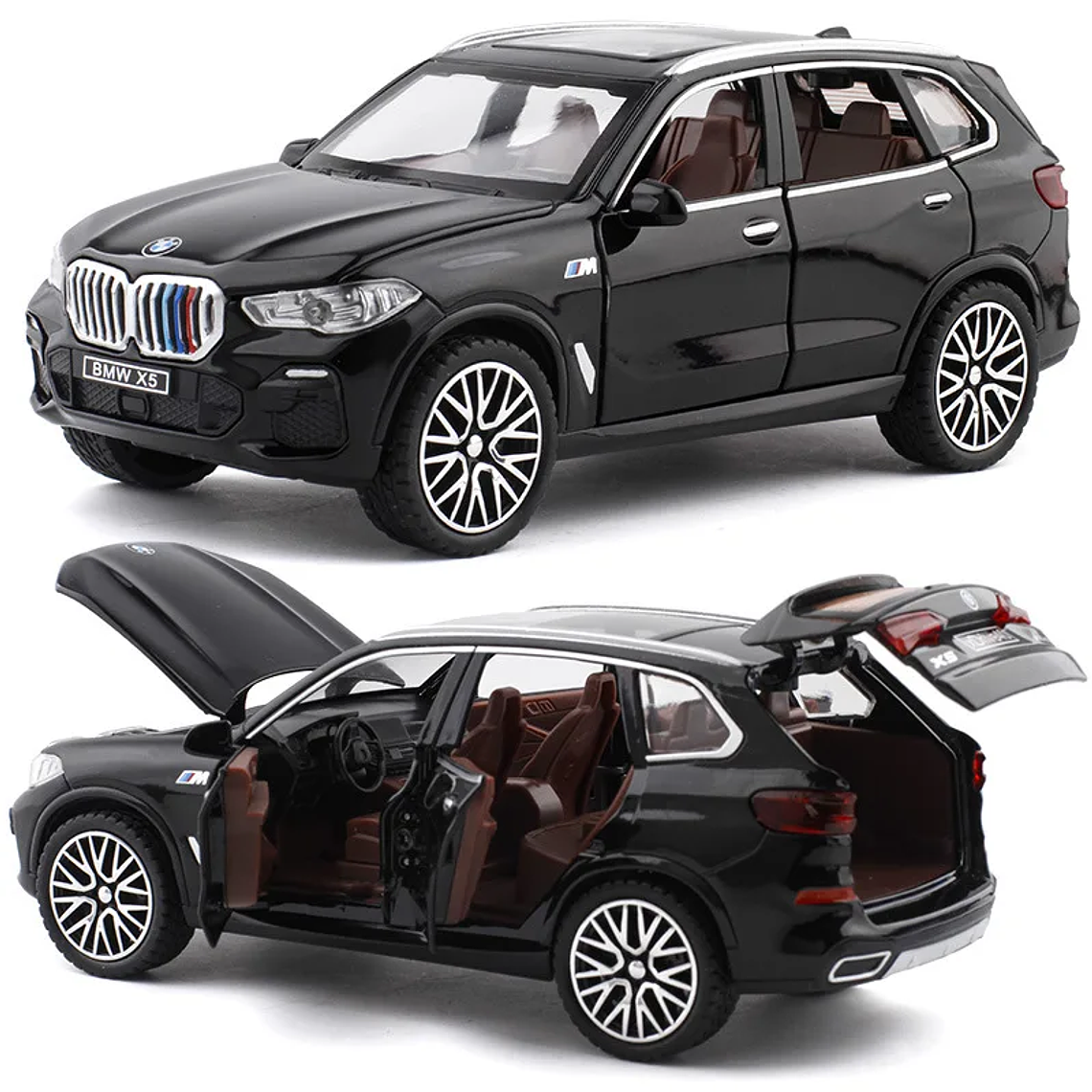 Modelo BMW X5 Die-Cast 1:32 Maisto - Com Som, Luz e Função Pull-Back | Colecionável e Brinquedo 9