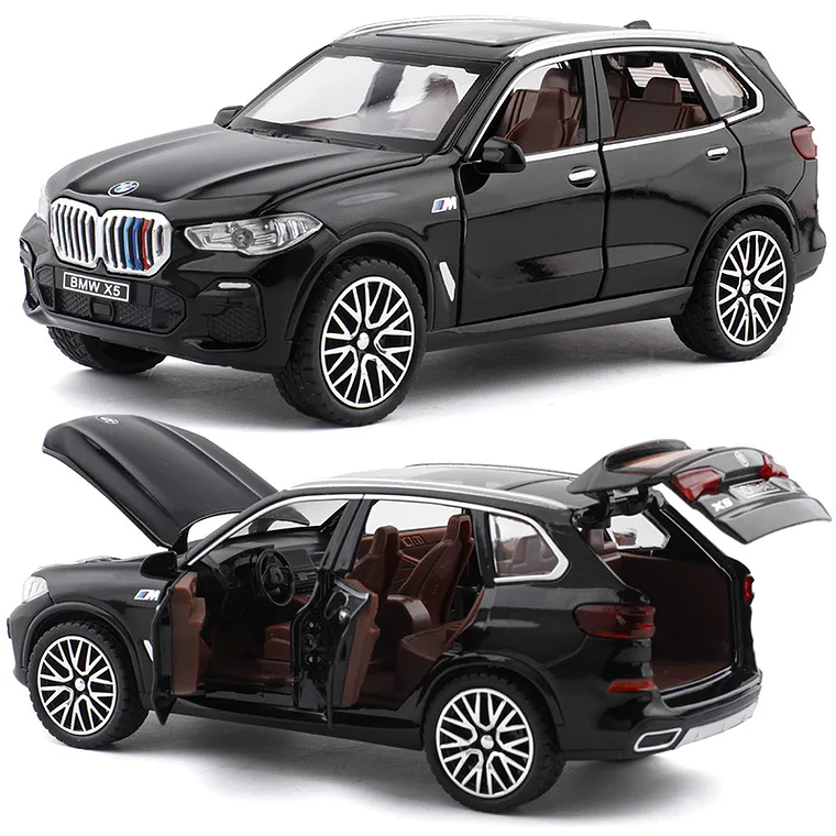 Modelo BMW X5 Die-Cast 1:32 Maisto - Com Som, Luz e Função Pull-Back | Colecionável e Brinquedo 9