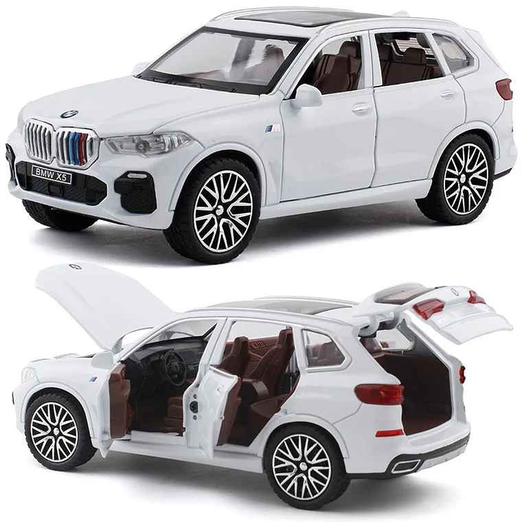 Modelo BMW X5 Die-Cast 1:32 Maisto - Com Som, Luz e Função Pull-Back | Colecionável e Brinquedo 10