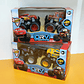 Conjunto 2 Carros Disney Cars com Inércia - Lightning McQueen & Mater, Off-Road | Brinquedo - Thumbnail 1