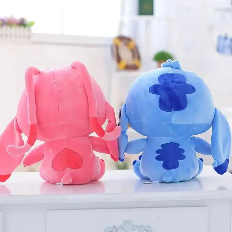 Pelúcia Oficial Disney Stitch Azul (Lilo & Stitch) - Boneco de Anime Macio e Fofinho, Presente para Crianças 3