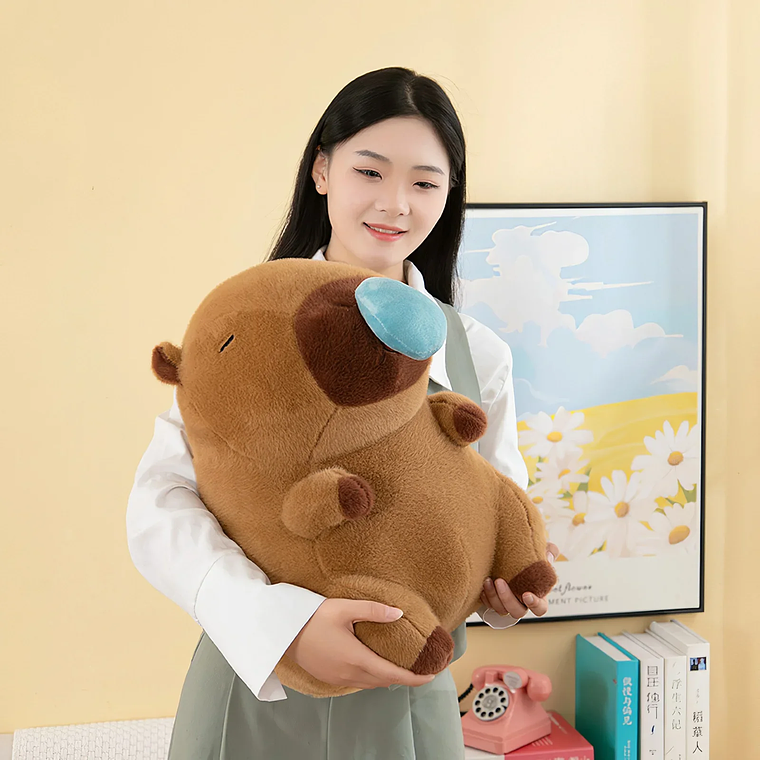 Cute Plush Capybara Kawaii 20 to 50cm - Soft Stuffed Animal, Decorative Pillow and Gift 4