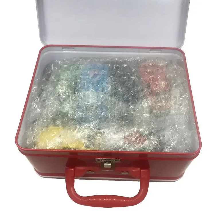 Conjunto Colecionável Disney Pixar Cars - Caixa de Armazenamento com 4 Carros de Metal (McQueen, Cruz, Mater, Jackson) 2