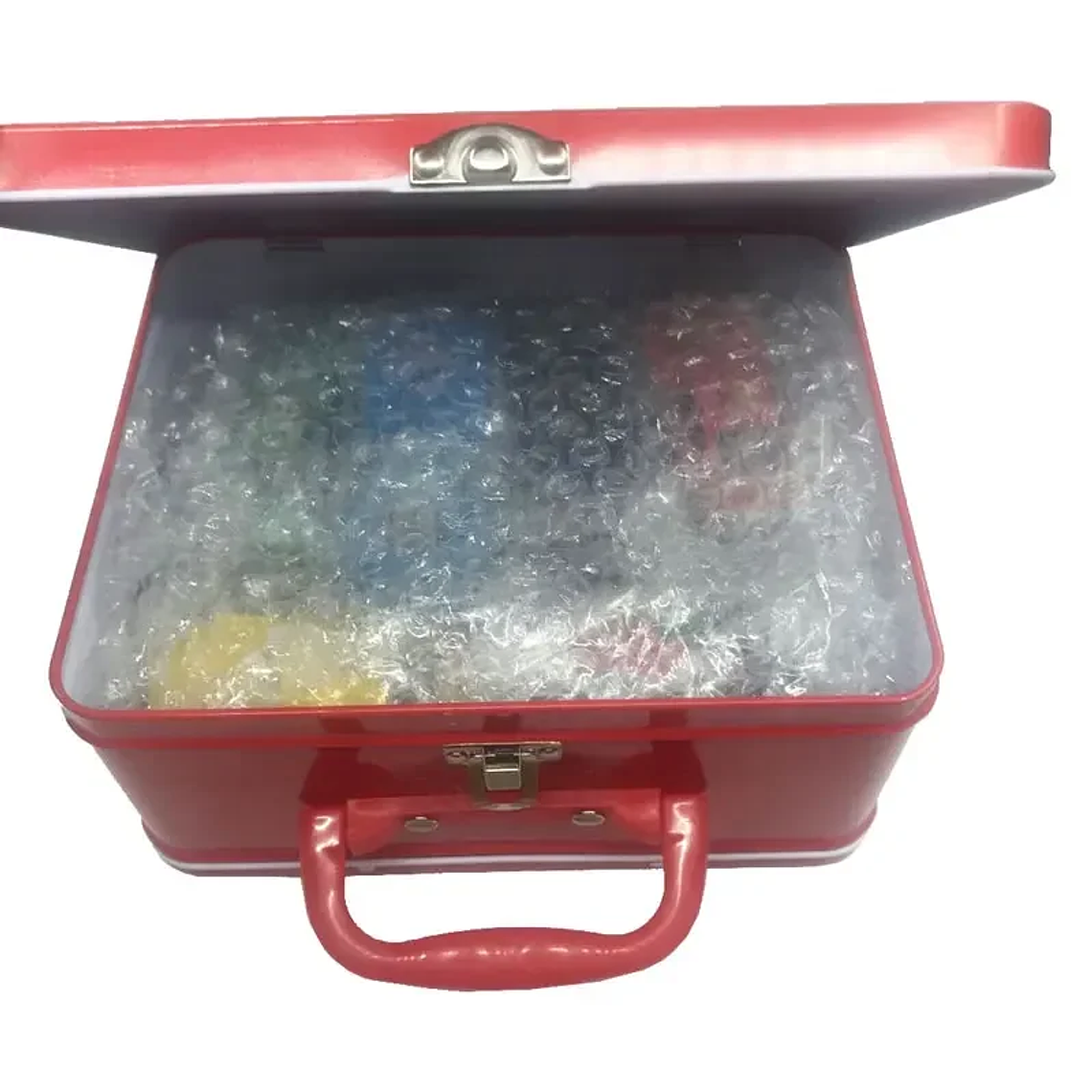 Conjunto Colecionável Disney Pixar Cars - Caixa de Armazenamento com 4 Carros de Metal (McQueen, Cruz, Mater, Jackson) 3