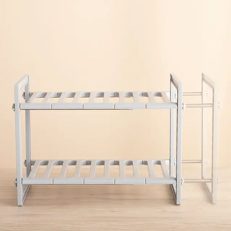 Estante Organizadora Extensível para Lava-Louça - Ajustável 37-66cm, 2 Prateleiras | InnovaGoods 8