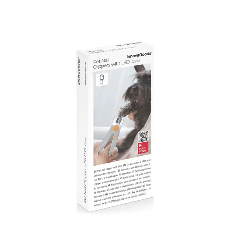 Nail clipper for dogs and cats with LED light - Clipet, safe and with a holder | InnovaGoods 13