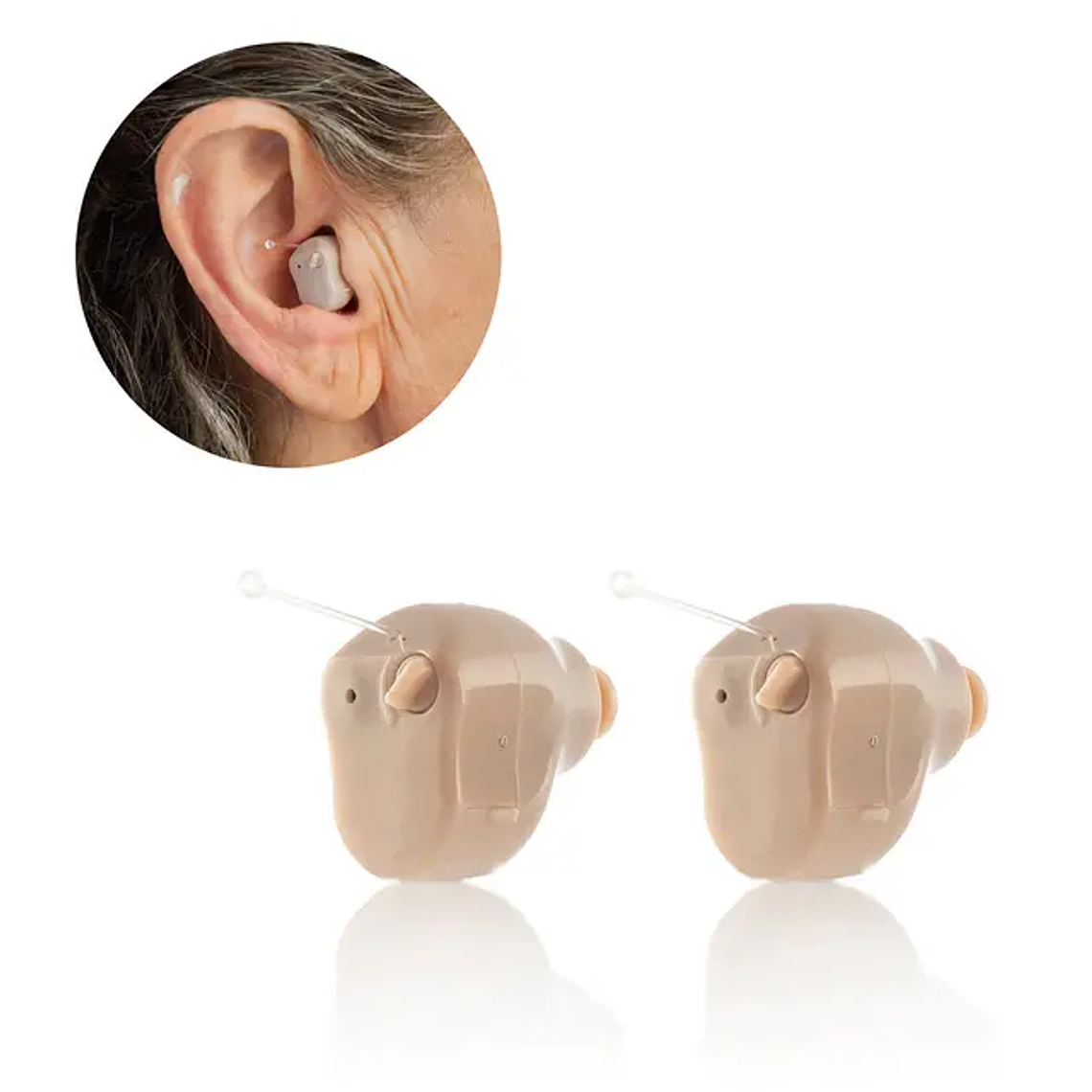  Amplificador Auditivo Intra-auricular Hearzy - Kit 2 Unidades, Classe IIA, com Pilhas | InnovaGoods 9