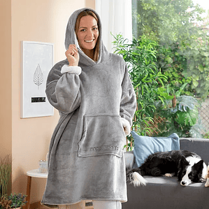 Cobertor com Mangas e Capuz Polar Swug - Oversized, Unissexo, com Bolso | InnovaGoods