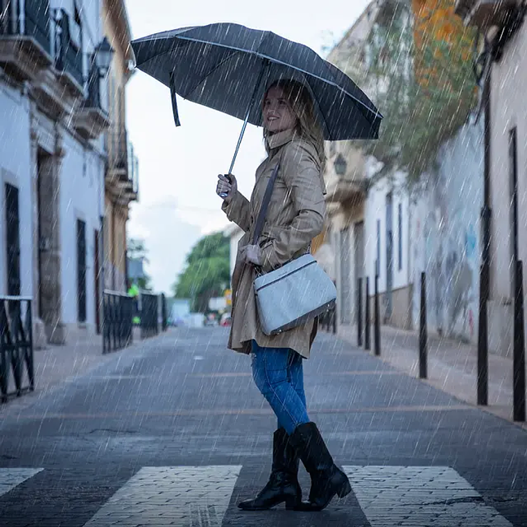 Guarda-chuva com Fecho Invertido e LED Folbrella - Automático, Antigotejamento, Segurança Noturna | InnovaGoods 7