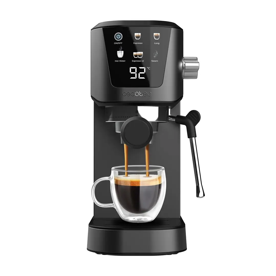 Máquina de Café Expresso Manual Cecotec Cafelizzia 20 Touch - 20 bar, Vaporizador, 1350W | Para Casa e Barista 1