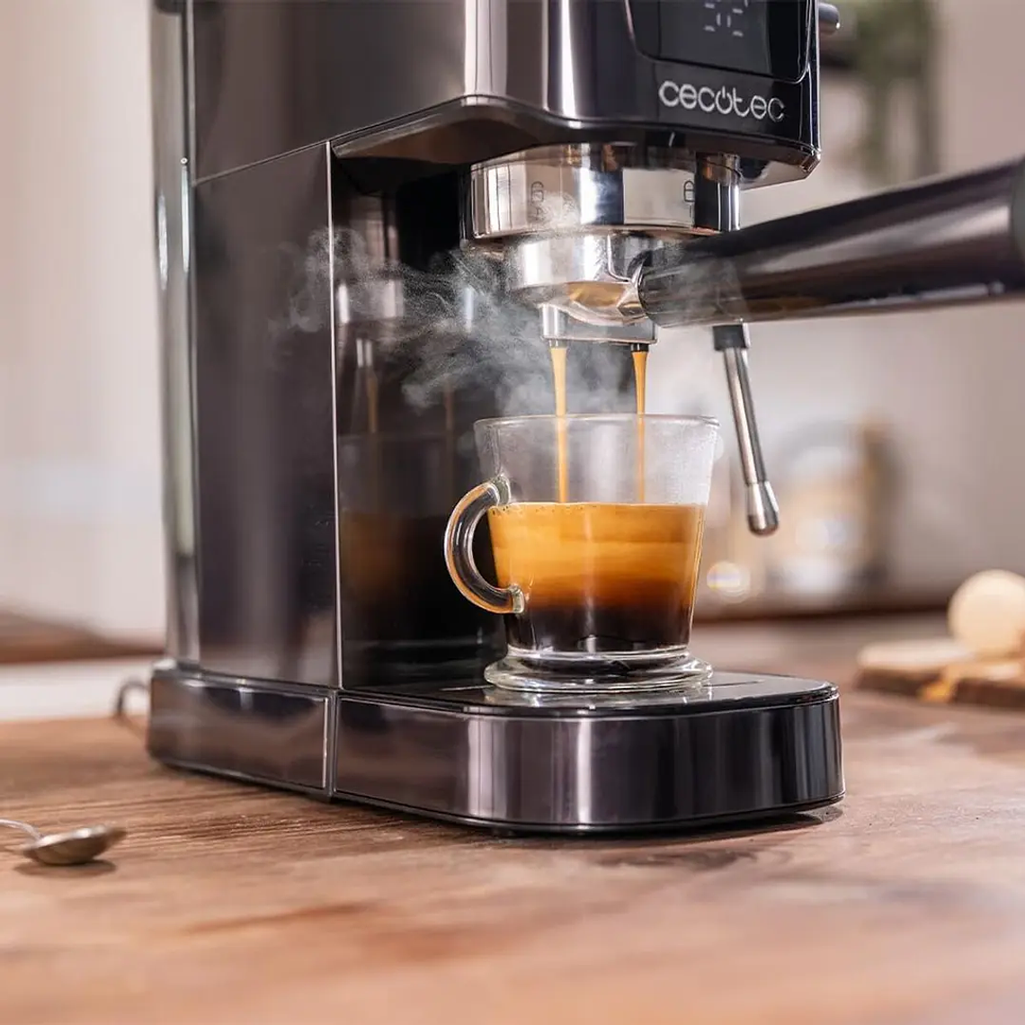 Máquina de Café Expresso Manual Cecotec Cafelizzia 20 Touch - 20 bar, Vaporizador, 1350W | Para Casa e Barista 7