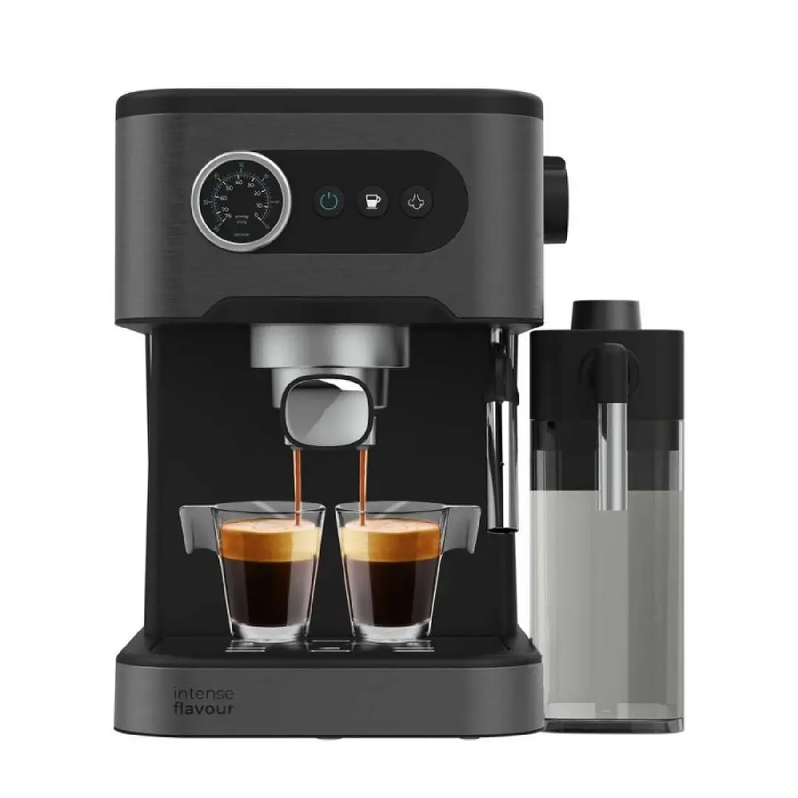 Máquina Café Expresso Manual Cecotec Power Espresso 20 Pro - 1.5L, 20 bar, Aço Inox, Vaporizador 1
